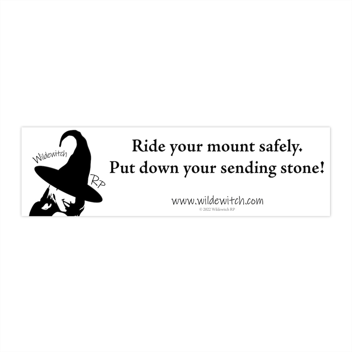 Put Down Your Sending Stone Bumper Sticker